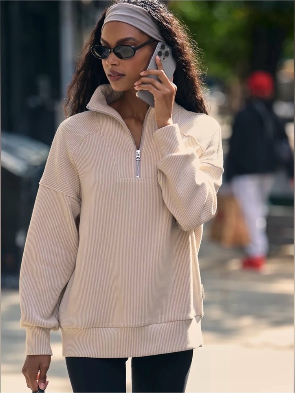 Varley Rhea Ottoman Half Zip Sweat Pullover 2.0